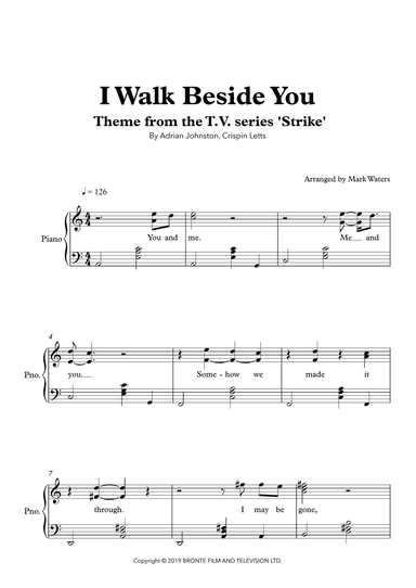 I Walk Beside You