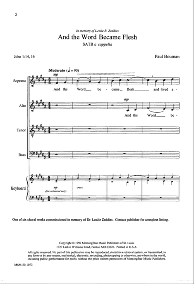 And the Word Became Flesh (Downloadable)