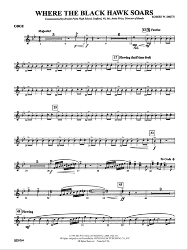 Where the Black Hawk Soars: Oboe