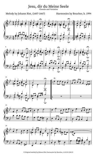 Jesu, dir du Meine Seele