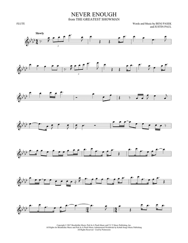 Never Enough (from The Greatest Showman)