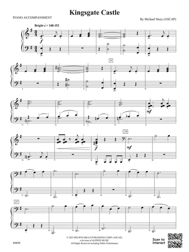 Kingsgate Castle: Piano Accompaniment