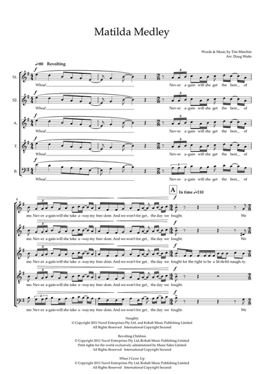 Matilda Medley (arr. Doug Watts)