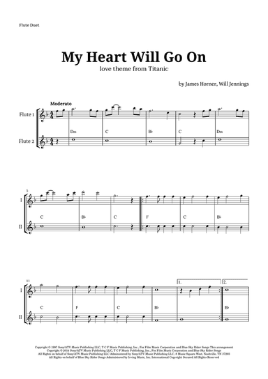 My Heart Will Go On (love Theme From 'titanic')