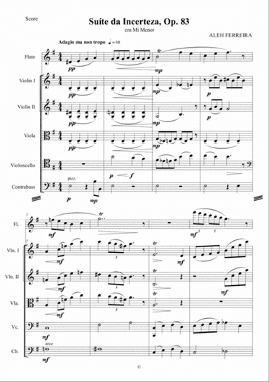 Suíte da Incerteza, Op 83