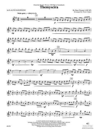 Themyscira: E-flat Alto Saxophone