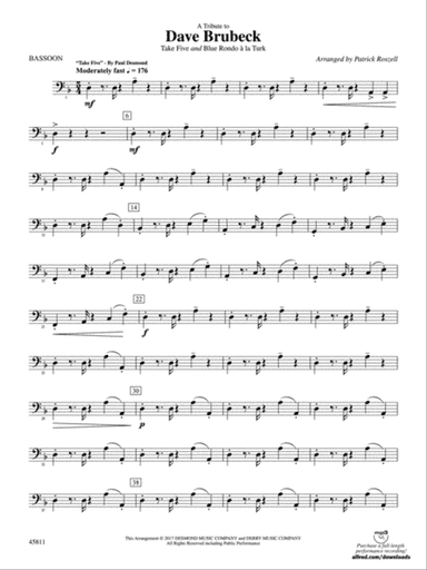 A Tribute to Dave Brubeck: Bassoon