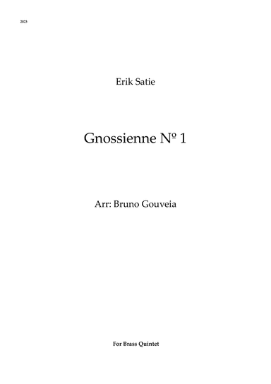 Gnossienne No. 1