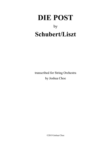 Die Post from Winterreise