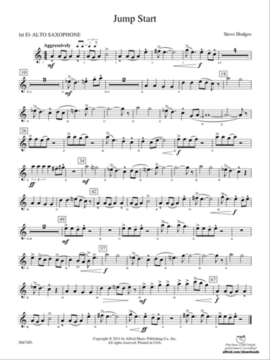 Jump Start: E-flat Alto Saxophone