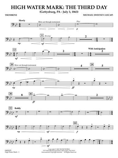 High Water Mark: The Third Day - Trombone