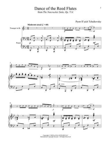 Dance Of The Reed Flutes, Op. 71a (from The Nutcracker)
