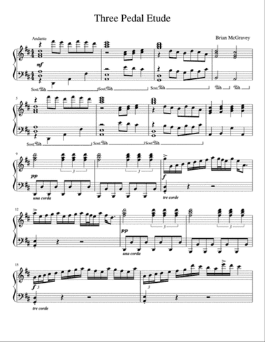 Three Pedal Etude