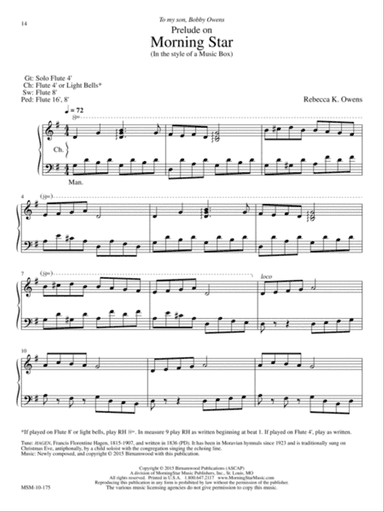 Prelude on Morning Star (Downloadable)