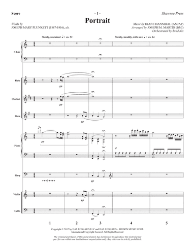 Portrait (Consort) (arr. Joseph M. Martin) - Full Score