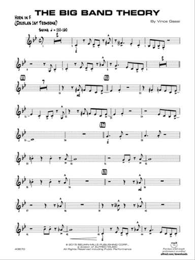 The Big Band Theory: 1st F Horn