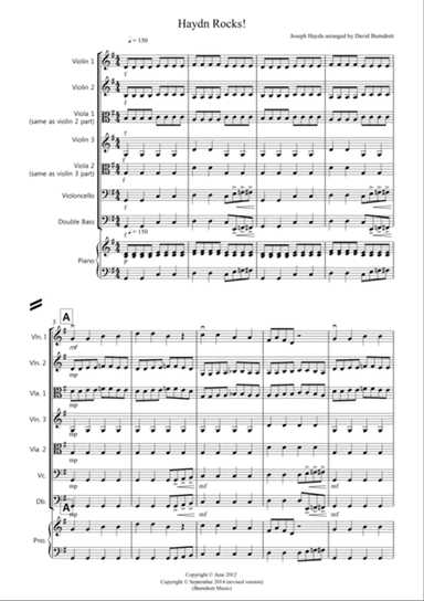 Haydn Rocks! for String Orchestra