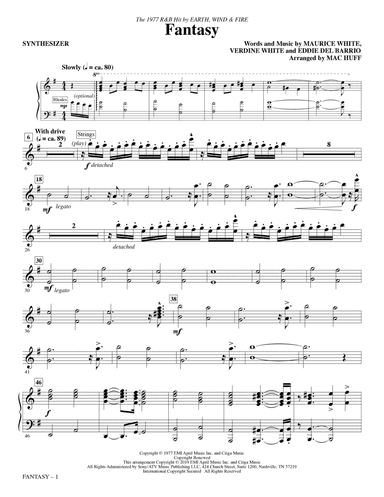 Fantasy (arr. Mac Huff) - Synthesizer