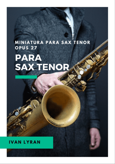 Miniatura para Sax Tenor Opus 27