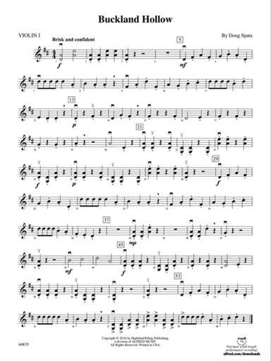 Buckland Hollow: 1st Violin