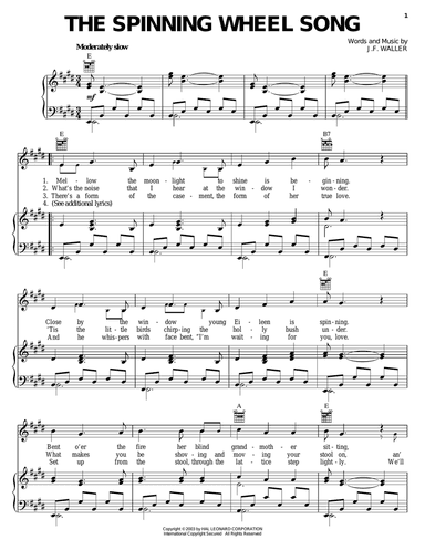 The Spinning Wheel Song