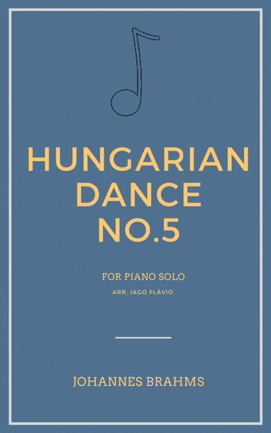 Hungarian Dance No.5 for Piano Solo
