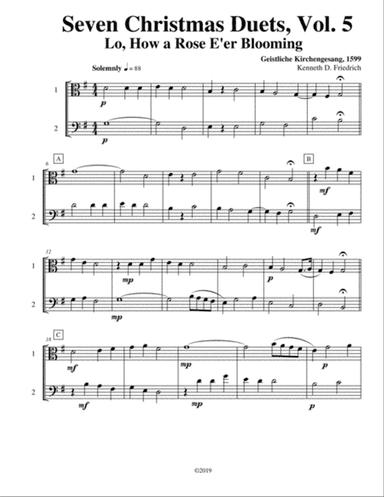 Seven Christmas Duets, Vol. 5