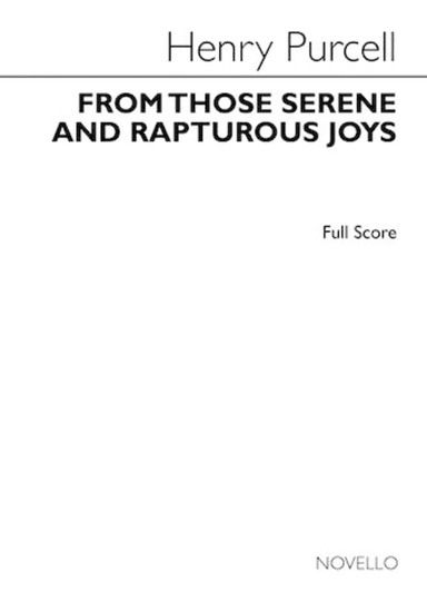 From Those Serene and Rapturous Joys