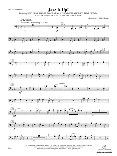 Jazz It Up!: 2nd Trombone