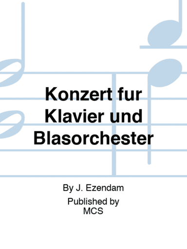 Konzert für Klavier und Blasorchester