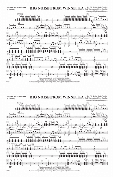 Big Noise from Winnetka: Tonal Bass Drum