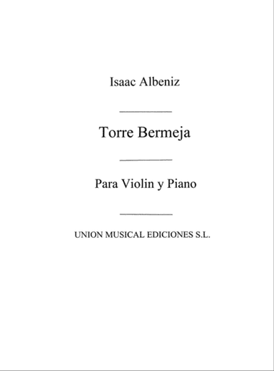 Torre Bermeja For Violin And Piano