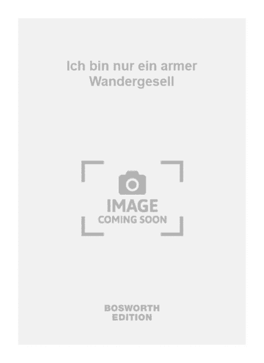 Ich bin nur ein armer Wandergesell