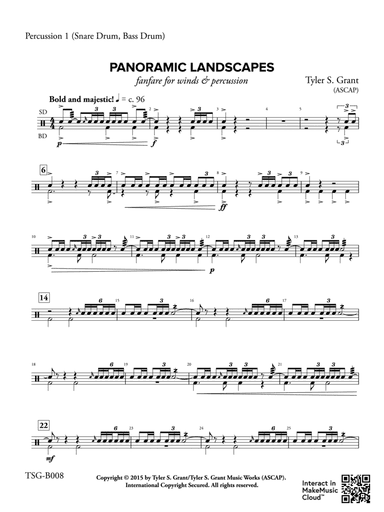 Panoramic Landscapes: 1st Percussion