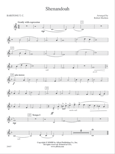Shenandoah: Baritone T.C.