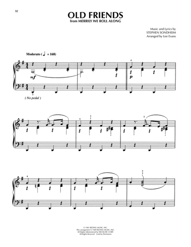 Old Friends (from Merrily We Roll Along) (arr. Lee Evans)