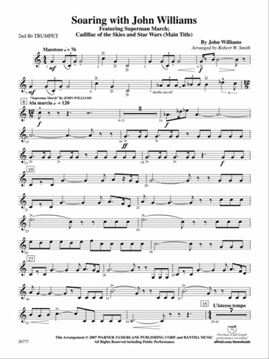 Soaring with John Williams: 2nd B-flat Trumpet