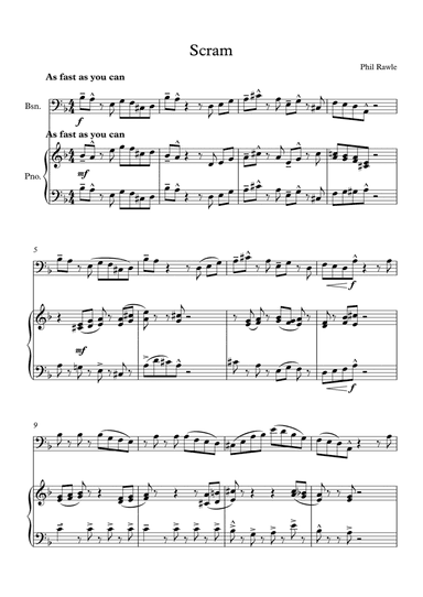 Scram - Bassoon Solo