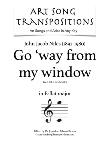 Go 'way From My Window