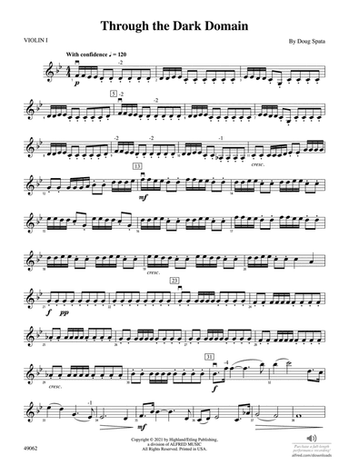 Through the Dark Domain: 1st Violin