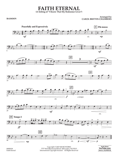 Faith Eternal - Bassoon
