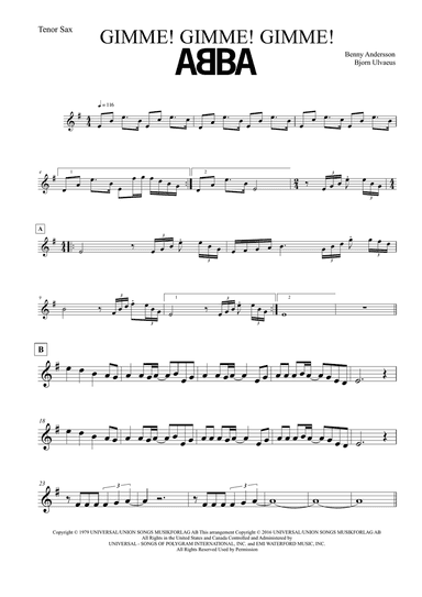 Gimme! Gimme! Gimme! (a Man After Midnight)
