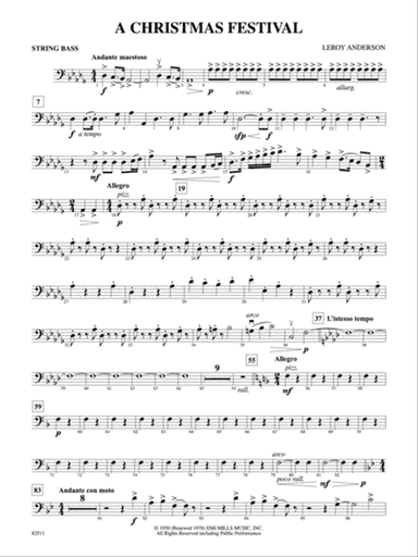 A Christmas Festival: String Bass