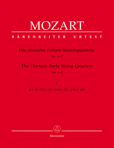 13 Early String Quartets, Volume 1 - Nos. 1-4