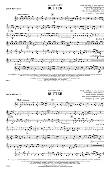 Butter: 2nd B-flat Trumpet