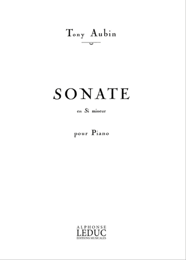 Sonate En Si Mineur