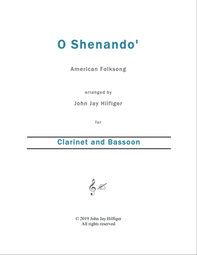 Shenandoah for Clarinet and Bassoon