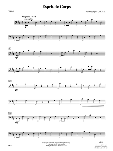 Esprit de Corps: Cello