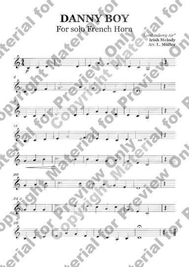 Danny boy - French Horn