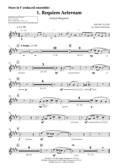 Animal Requiem - Horn in F